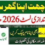 Apni Chhat Apna Ghar Balloting List 2026 Check Online by CNIC