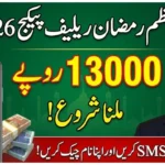 Wazir-e-Azam Ramzan Relief 13000 Check Online 9999 SMS & Payment Guide 2026
